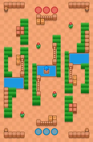 A Ballad About Minced Cutlets — Knockout map in Brawl Stars
