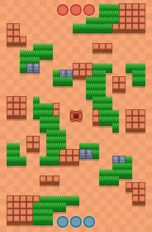 Afterparty — Gem Grab map in Brawl Stars