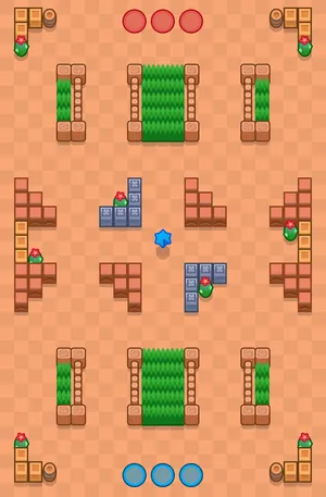 Belles Rock — Knockout map in Brawl Stars