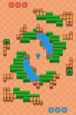 Call Of The Water — Knockout map in Brawl Stars