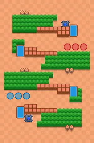 Catacombs — Wipeout map in Brawl Stars