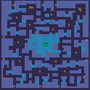 Cavern Churn — Loaded Showdown map in Brawl Stars