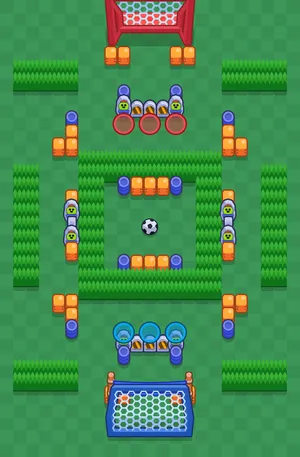 Center Stage — Brawl Ball map in Brawl Stars