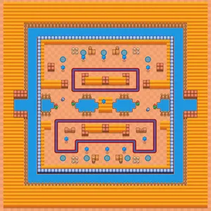 Choo Choo Showdown — Subway Run map in Brawl Stars