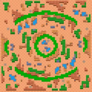 Crystal Eye Castle — Solo Showdown map in Brawl Stars