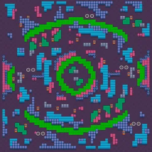 Crystal Eye Castle — Duo Showdown map in Brawl Stars