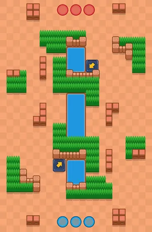 Deathmatch — Wipeout map in Brawl Stars