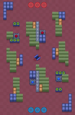Extreme Nonchalance — Gem Grab map in Brawl Stars