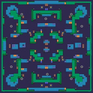 Flying Fantasies — Solo Showdown map in Brawl Stars