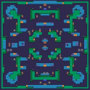 Flying Fantasies — Trio Showdown map in Brawl Stars