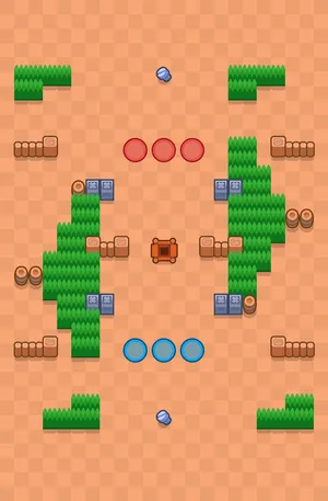Fox In The Box — Super Ball map in Brawl Stars