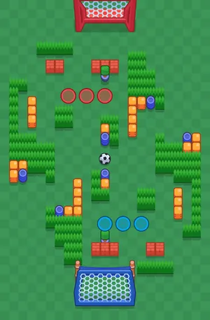 Goalies — Brawl Ball map in Brawl Stars