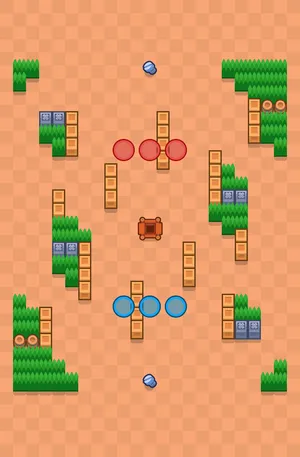 Goalmouth Scramble — Super Ball map in Brawl Stars