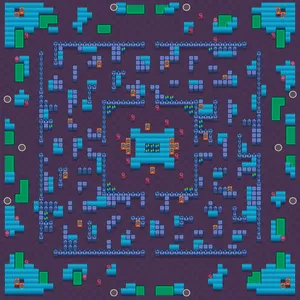 Hot Maze — Loaded Showdown map in Brawl Stars