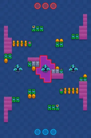 Huddle Puddle — Treasure Hunt map in Brawl Stars