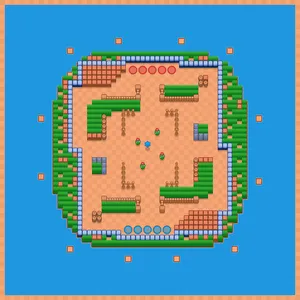 Icy Ice Park — Wipeout 5v5 map in Brawl Stars
