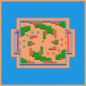 Insane Streamer — Brawl Ball 5v5 map in Brawl Stars