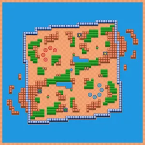 Journey Of A Thousand Steps — Knockout 5v5 map in Brawl Stars