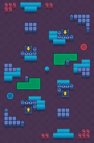Jumpscare Lair — Duels map in Brawl Stars