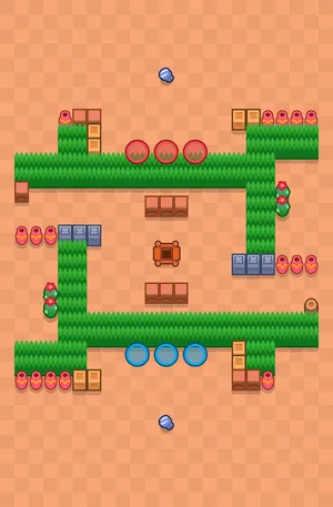 Keepers Corner — Super Ball map in Brawl Stars