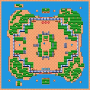 Knockout Grounds — Brawl Arena map in Brawl Stars