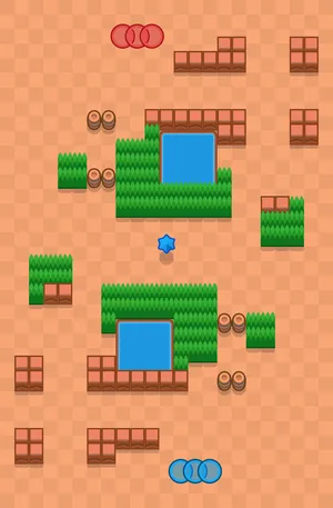 Konnakol — Knockout map in Brawl Stars