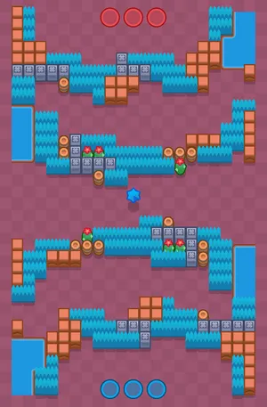 Layer Cake — Bounty map in Brawl Stars