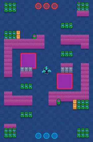 Lilygear Lake — Gem Grab map in Brawl Stars