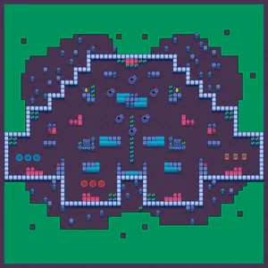Mine All Mine — Trio Gem Grab map in Brawl Stars