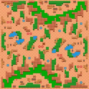 Molten To The Core — Loaded Showdown map in Brawl Stars