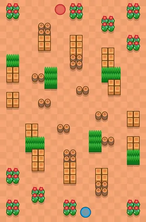 Monkey Maze — Duels map in Brawl Stars