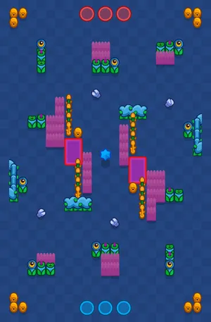 Moonbark Meadow — Dodgebrawl map in Brawl Stars