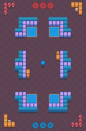 New Horizons — Knockout map in Brawl Stars