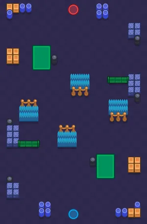 No Surrender — Duels map in Brawl Stars