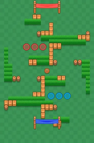 Nutmeg — Brawl Ball map in Brawl Stars