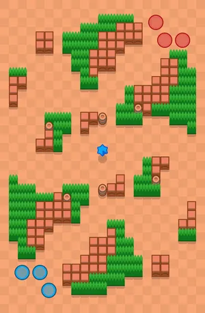 Opening Move — Knockout map in Brawl Stars