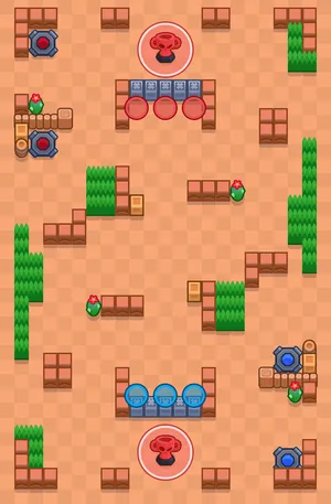 Paper Jam — Present Plunder map in Brawl Stars