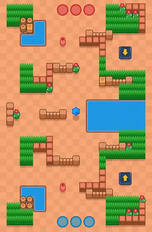 Paperback Pond — Soul Collector map in Brawl Stars