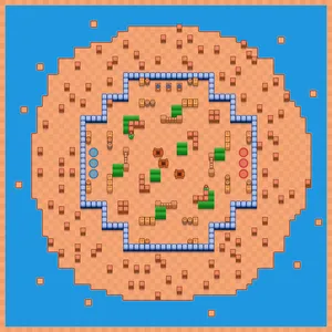 Polar Payoff — Trio Gem Grab map in Brawl Stars