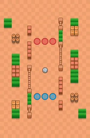Power Alley — Volley Brawl map in Brawl Stars