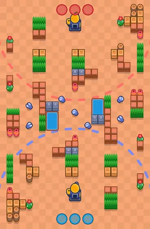 Radiant Rampage — Spirit Wars map in Brawl Stars