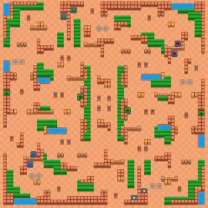 Seeker — Trio Showdown map in Brawl Stars