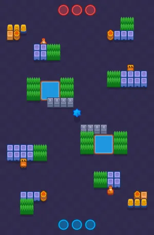 Shooting Star — Bounty map in Brawl Stars