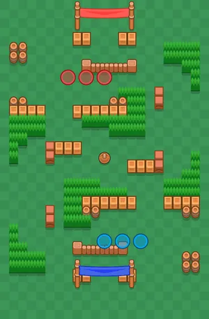 Sidetrack — Brawl Ball map in Brawl Stars