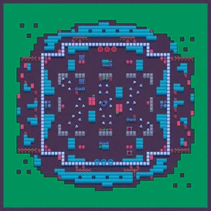 Silver Shadow Circus — Shadow Smash map in Brawl Stars