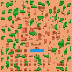 Skull Creek — Loaded Duo Showdown map in Brawl Stars