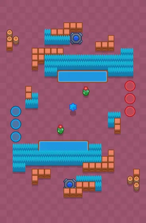 Streets With No Name — Knockout map in Brawl Stars