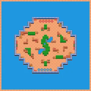 Survival Of The Meanest — Knockout 5v5 map in Brawl Stars