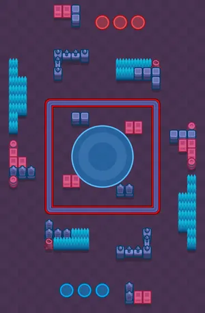 Ticket To Die — Hot Zone map in Brawl Stars