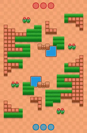 Twentyfive To Two — Wipeout map in Brawl Stars